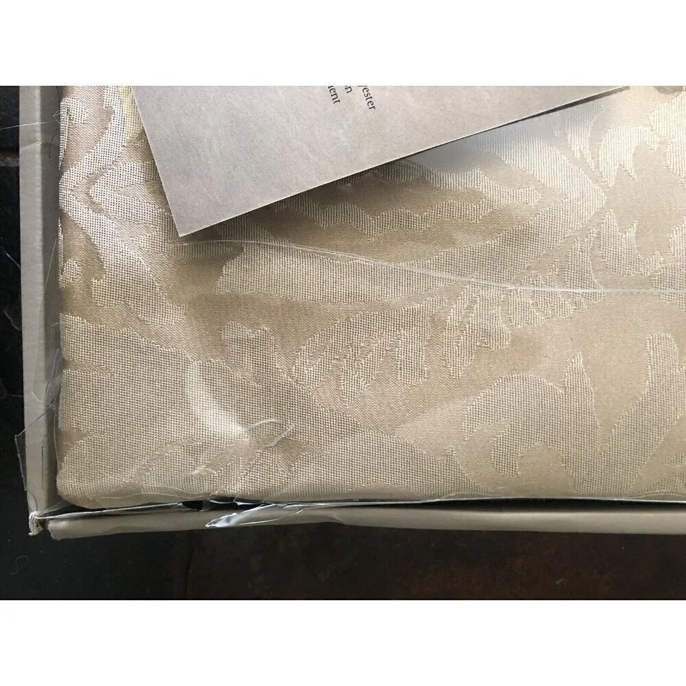NWT Vintage Bombay Company Queen Size Duvet Set Taylor Taupe